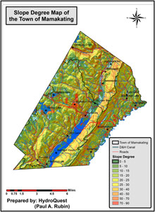 Sample GIS work in the Hudson Valley